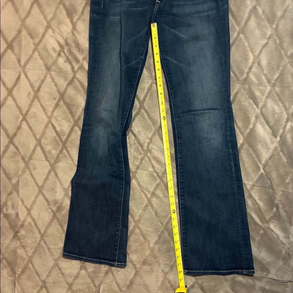 7 For All Mankind Indigo Low Rise Bootcut Jeans Women’s 29/32 - Picture 7 of 10